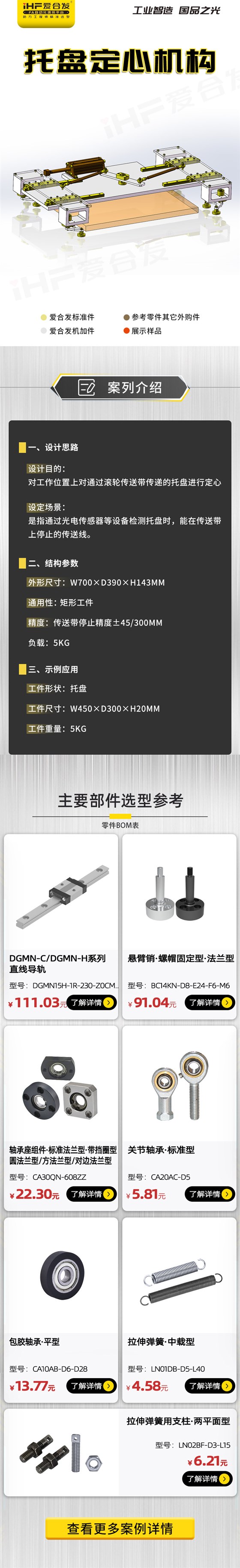 愛合發(fā)：案例介紹，托盤定心機(jī)構(gòu)！