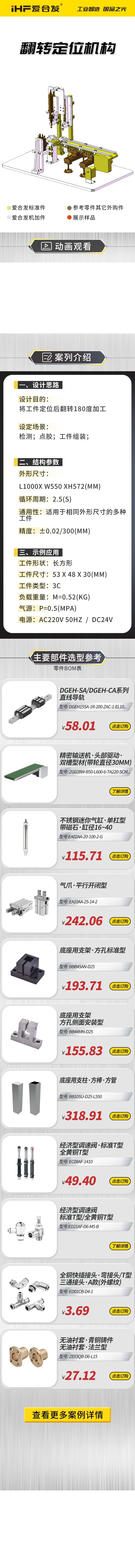 愛合發(fā)：案例介紹，翻轉定位機構！